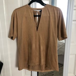 Suede Blouse
